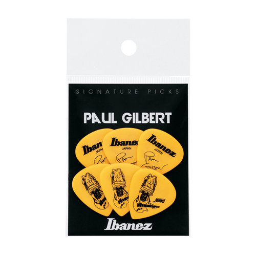 Pack uñetas Ibanez signature Paul Gilbert B1000PG YE