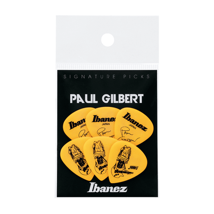 Pack uñetas Ibanez signature Paul Gilbert B1000PG YE