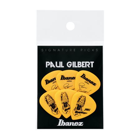 Pack uñetas Ibanez signature Paul Gilbert B1000PG YE