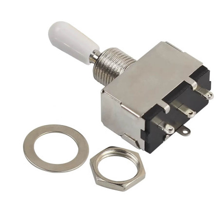 Selector rectangular 3 posiciones LP blanco Musicparts