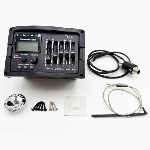Preamplificador Capsula Para Guitarra Con Afinador Teq5