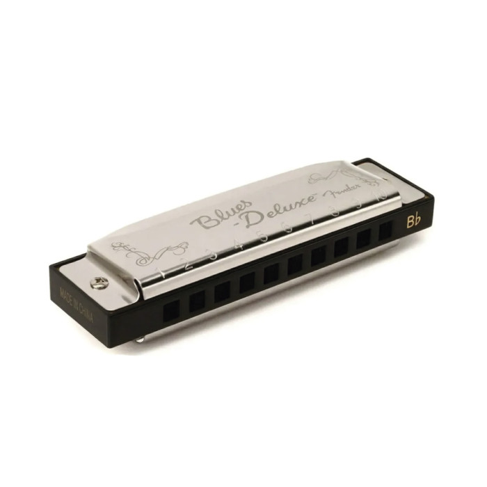 Armonica Blues Fender Deluxe Con Estuche Tono Bb