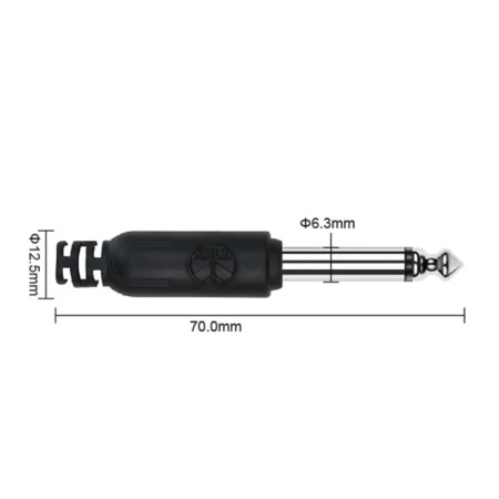 Cable Instrumentos 3 Metros Ic 241 Negro