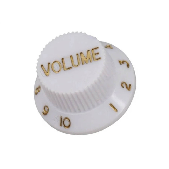 Perilla guitarra electrica volumen blanca Musicaparts