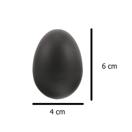 Par huevos shaker percusion negros Musicparts