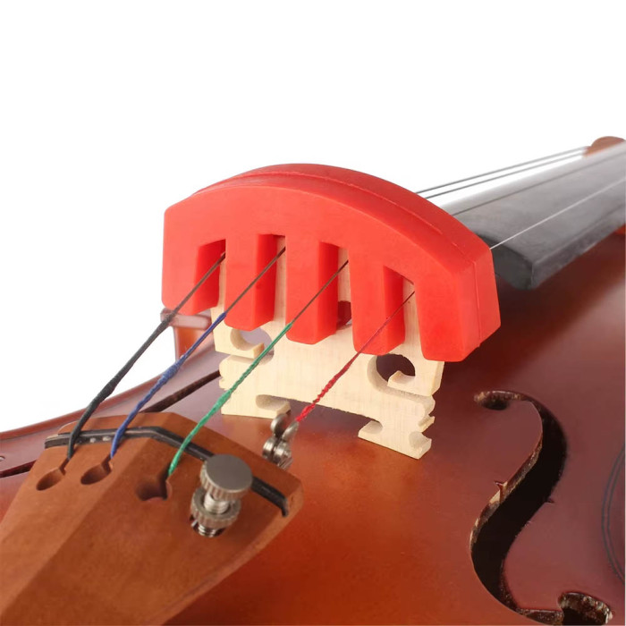 Sordina violin 4 cuerdas goma roja Musicparts