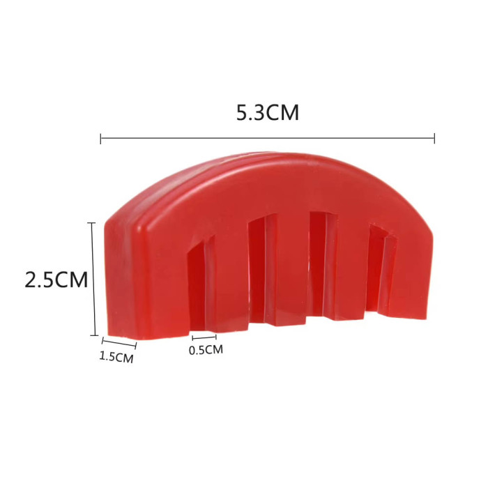 Sordina violin 4 cuerdas goma roja Musicparts