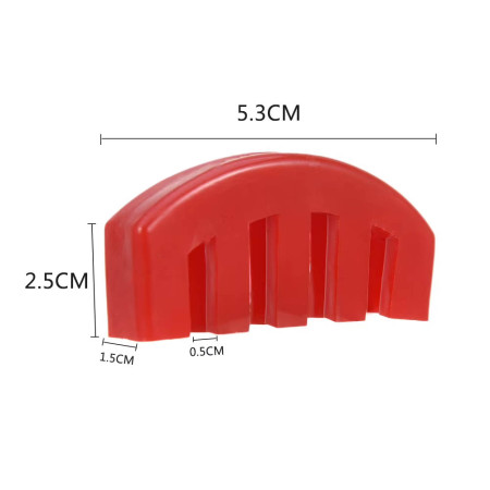 Sordina violin 4 cuerdas goma roja Musicparts