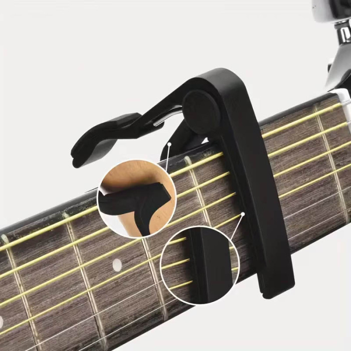 Cejillo Guitarra Acustica O Electrica M1bk Musicparts