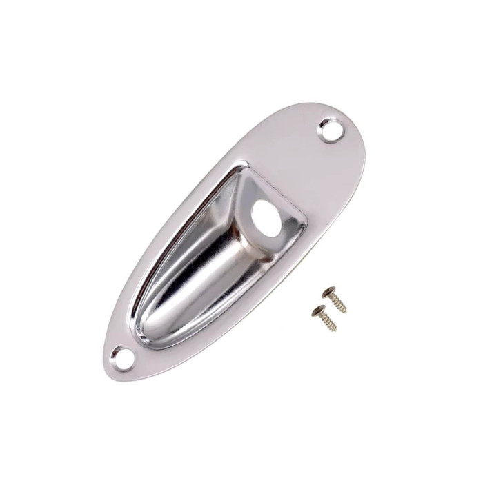 Porta jack canoa cromado Musicaprts