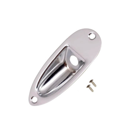 Porta jack canoa cromado Musicaprts