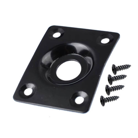 Porta Jack Rectangular Negro Musicparts