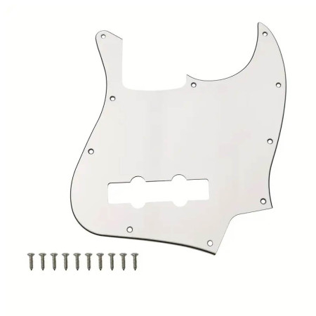 Pickguard jazz bass 3 ply blanco Musicparts