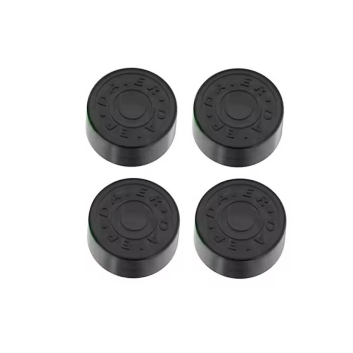 Set 4 protector footswitch NEGRO Musicparts