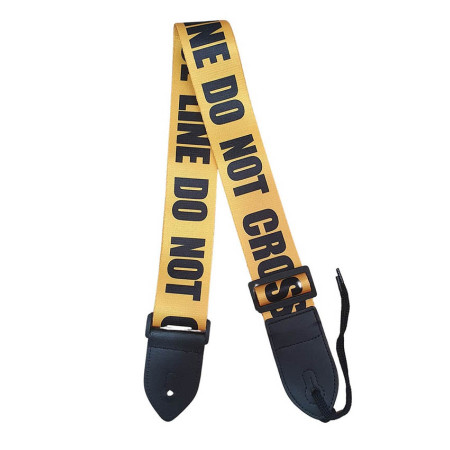 Colgador guitarra o bajo diseño Police line Musicparts
