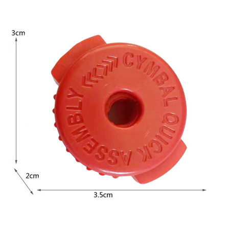 Mariposa quick atril bateria Roja Musicparts