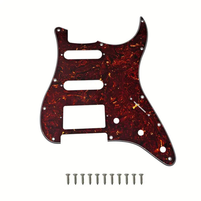 Pickguard Strato HSS 3 ply Tortoiseshell Musicparts