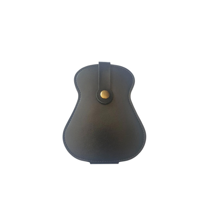 Estuche porta uñetas guitarra negro