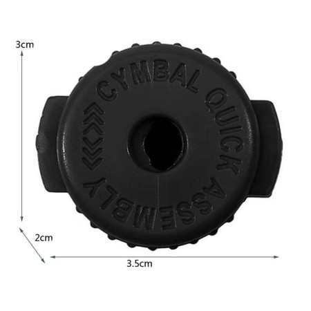 Mariposa quick atril bateria Negra Musicparts
