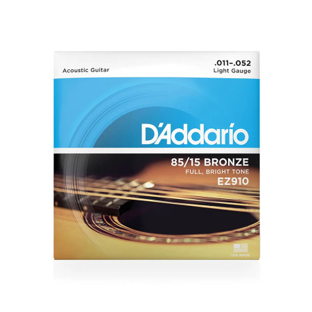 Set cuerdas guitarra acústica Daddario EZ910