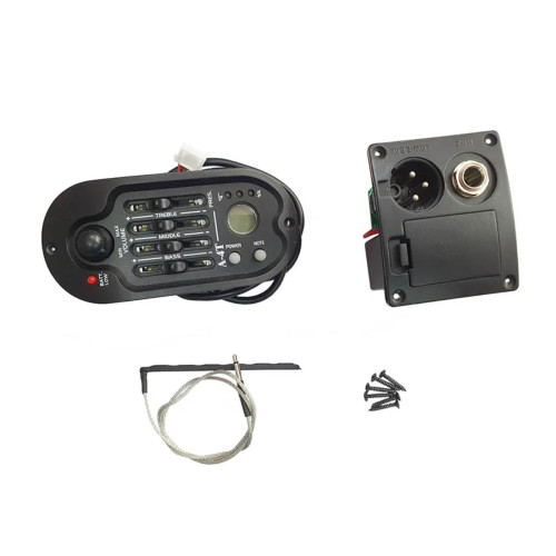 Preamplificador Capsula Para Guitarra Con Afinador A4t