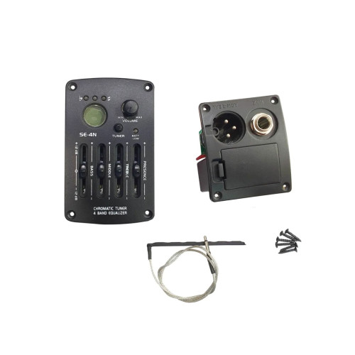 Preamplificador Capsula Para Guitarra Con Afinador Se4n