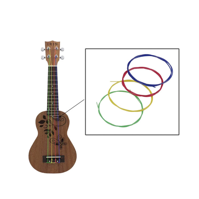 Funda Acolchada Ukelele Gator + Set Cuerdas Ukelele Colores