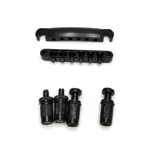 Puente Tiracuerda Tune O Matic Guitarra Negro Musicparts