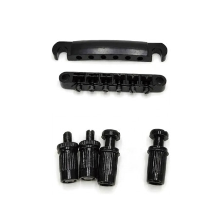 Puente Tiracuerda Tune O Matic Guitarra Negro Musicparts
